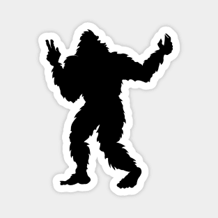 Bigfoot Take Selfies Magnet