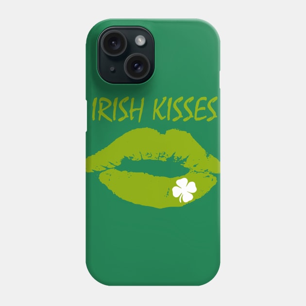 Irish Kisses, St Patrick's day, Irish clover Phone Case by hippyhappy