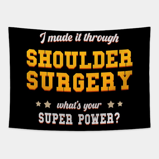 shoulder surgery recovery Tapestry by jamboi