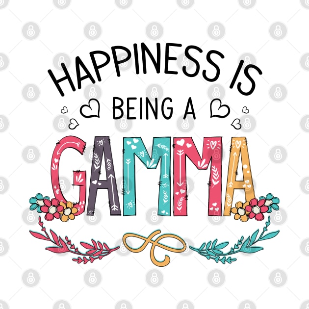 Happiness Is Being A Gamma Wildflowers Valentines Mothers Day by KIMIKA