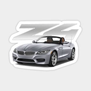 Z4 E89 Silver Emblem Magnet