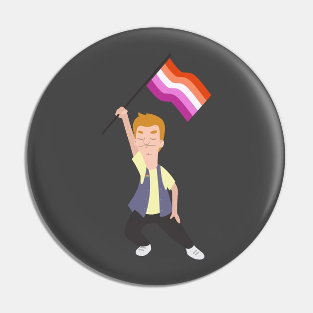 Jimmy Jr. x WLW Flag Pin by gray-cat