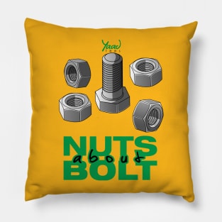 Nuts about Bolt Pillow