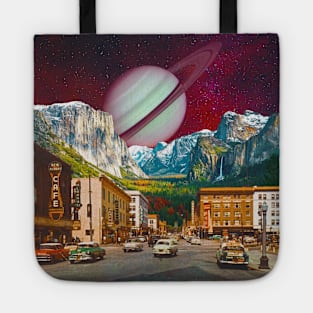 Valley Street - Space Aesthetic, Retro Futurism, Sci-Fi Tote