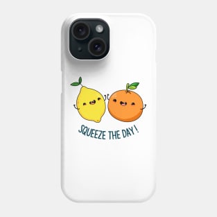 Squeeze The Day Cute Seize The Day Lemon Pun Phone Case