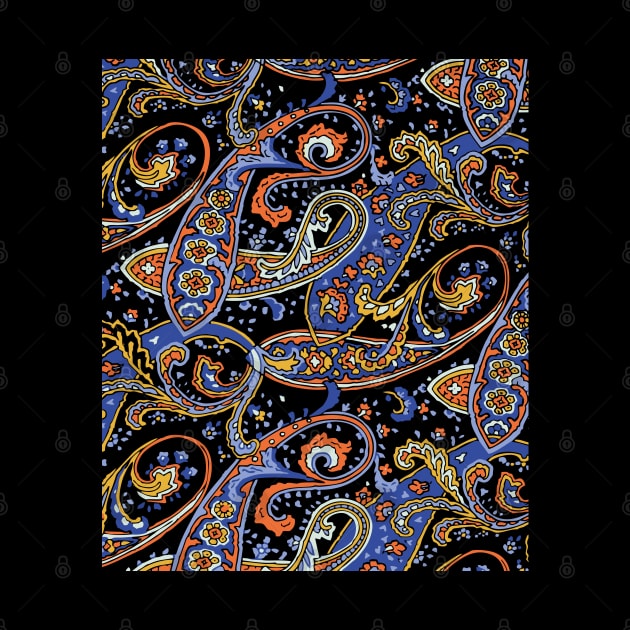 Retro Vintage Paisley Pattern by Muzehack