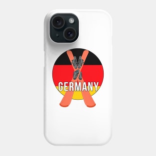 Cool Ski Flag of Germany Phone Case