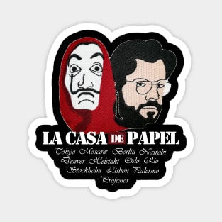 Money Heist (La Casa De Papel) Concept Magnet