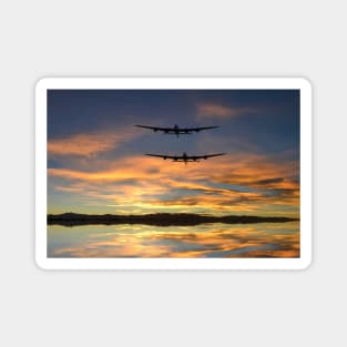 Sunset Lancasters Magnet