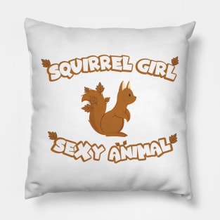 Squirrel Girl, Squirrel Girl Sexy Animal, Squirrel animal Pillow