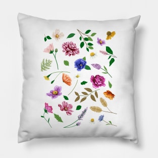 floral and leaves Pillow