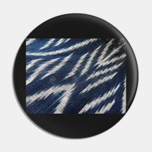 Indigo Abstract Pin