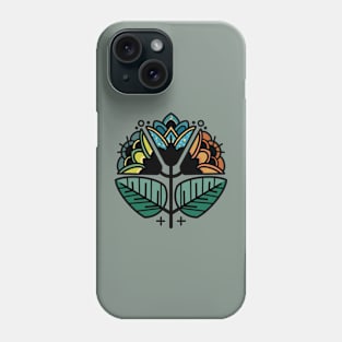 Triple flower design by brambleghost Phone Case