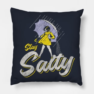 Stay Salty Girl Worn Out Pillow