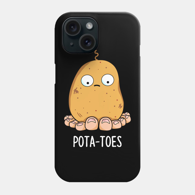 Pota-toes Cute Potato With Toes Pun Sticker | Zazzle