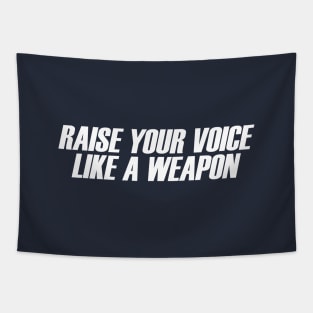 Raise Your Voice Tapestry