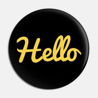 Hello Pin