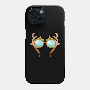 Reindeer glasses Phone Case