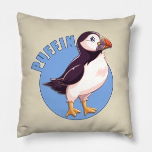 Puffin Logo Pillow