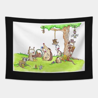 Easter Picnic Tapestry