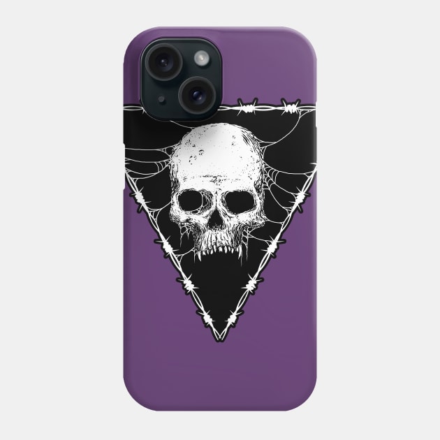 Skull Design Phone Case by HornArt