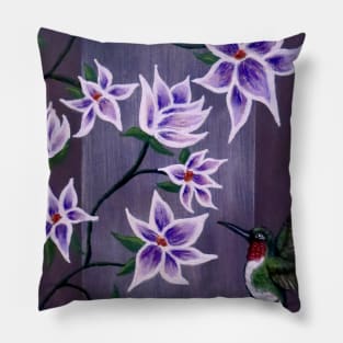 Hummingbird Delight Pillow