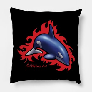 Awesome Orca Design Pillow