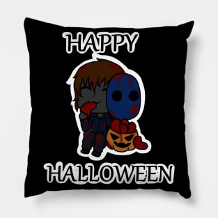 Cute Creepypasta Eyeless Jack Happy Halloween Pillow