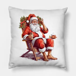 Funny Santa Claus #3 Pillow