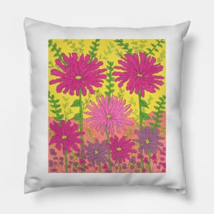 Joyful Springtime Garden Pillow