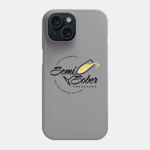 Champagne Phone Case by Semi-Sober Travelers