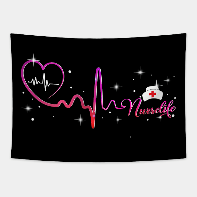 Heart Nurse Life Nursing Clinical RN LPN Tapestry by neonatalnurse