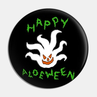 Happy Aloe-ween Halloween Pin