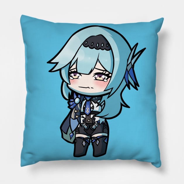 Chibi Eula - Genshin Impact Pillow by MangaXai