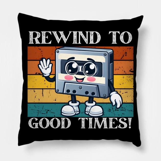 Rewind to Good times 2024 Pillow by FnF.Soldier 