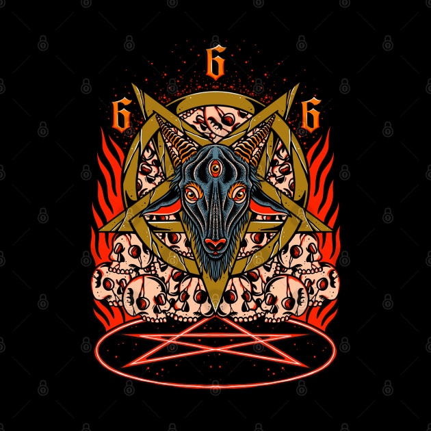 Pentagram 666 by ILLUSTRA.13