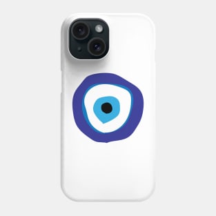 Turkish Evil Eye (Nazar) bead symbol for protection Phone Case