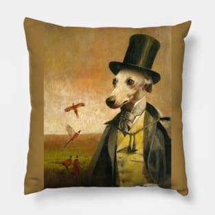 Victorian Whippet Pillow