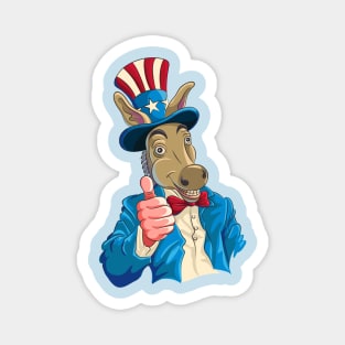 Democratic Donkey Magnet