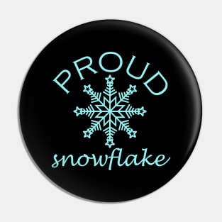 Proud Snowflake Pin