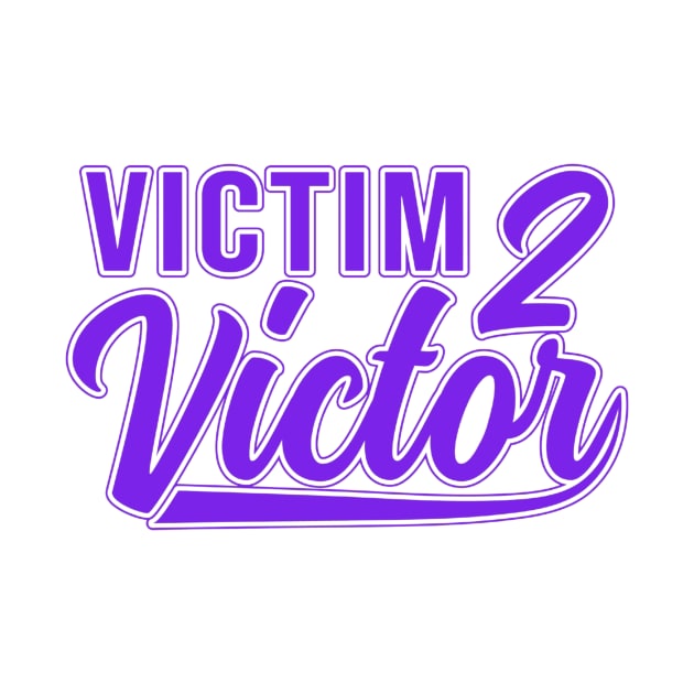 Victim to Victor Varsity Tee by Victim 2 Victor 