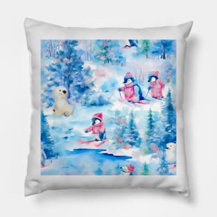 Winter fun Pillow