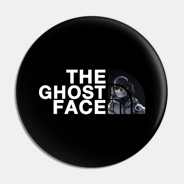 The Ghost Face - MW2 - MW3 - White Pin by SLH-69