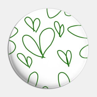 green line white background design Pin