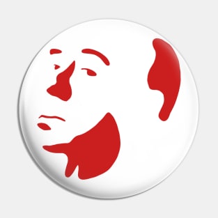 Alfred Hitchcock Fan Art Pin