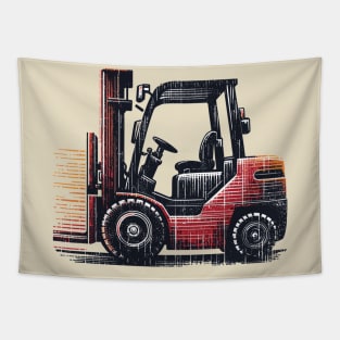 Forklift Tapestry