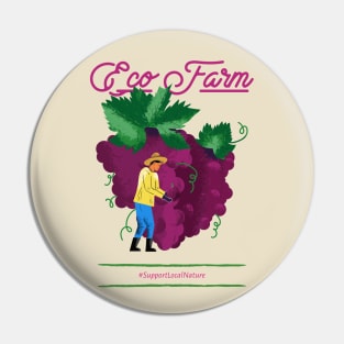 Eco Farmer Small Farm Pin