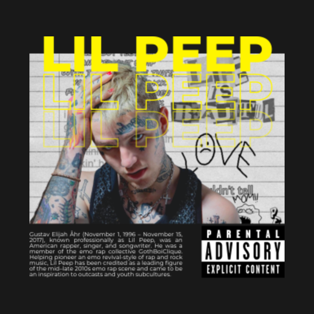 Discover Lil Peep - Yellow Streetwear Design - Lil Peep - T-Shirt