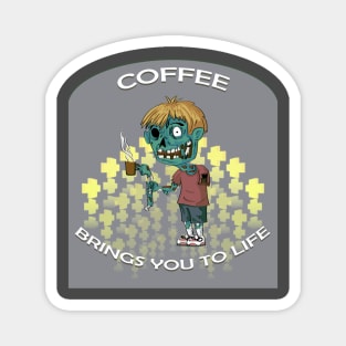 COFFEE ZOMBIE Magnet