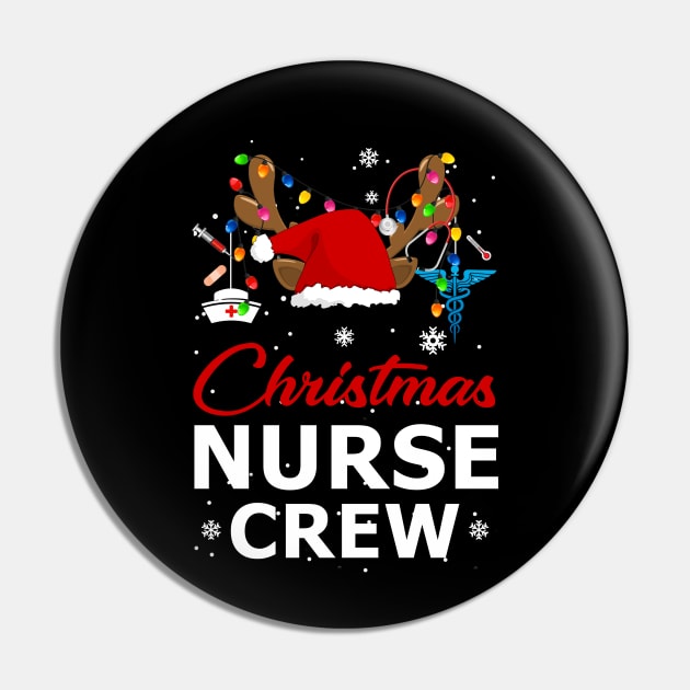 Christmas Nurse Crew Christmas Nurse Pin by TeeSky